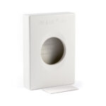 Spender für Hotelbeutel für Hygieneeinlagen weiß