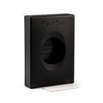 Spender für Hotel-Hygienebeutel schwarz mit Klebeband